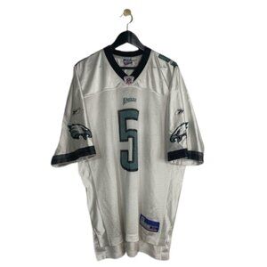 Reebok NFL Philadelphia Eagles Donovan Mcnabb 5 Jersey Mens XL White Green Black
